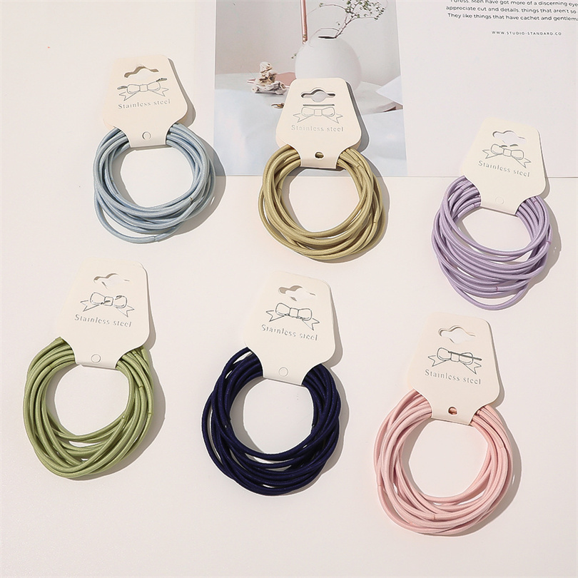 Silicone Band Women - 10 adet kadın kızlar basit temel