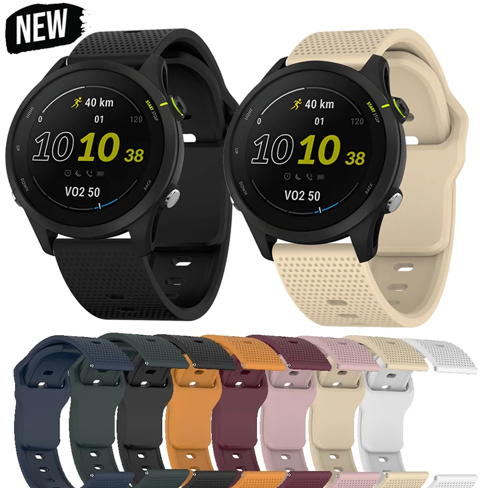 Silicone Watch Band 22Mm - Samsung için 20mm 22mm silikon saat