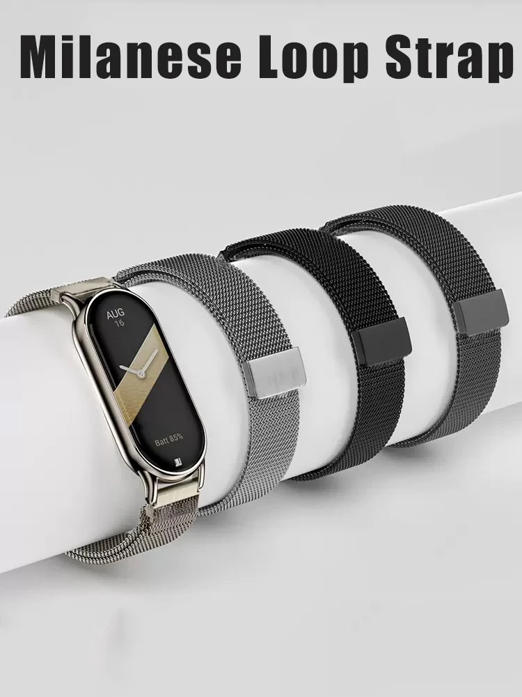 Milanese Loop Magnetic - Xiaomi akıllı bant için manyetik döngü