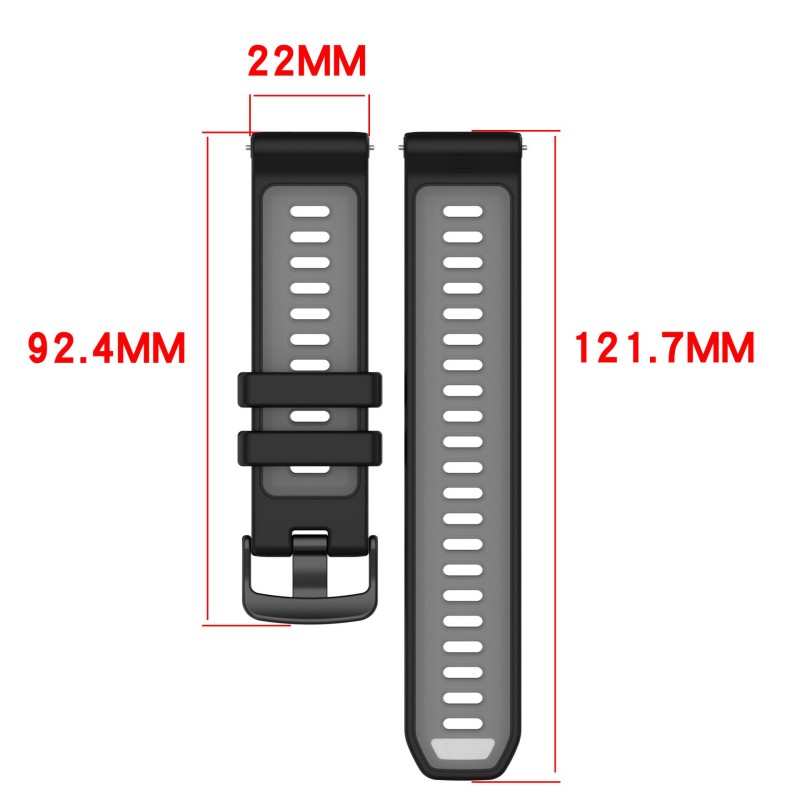 22mm Bicolor Kayış Garmin Öncü - Silicone Watch Band 22Mm incelemesi ve fiyatı