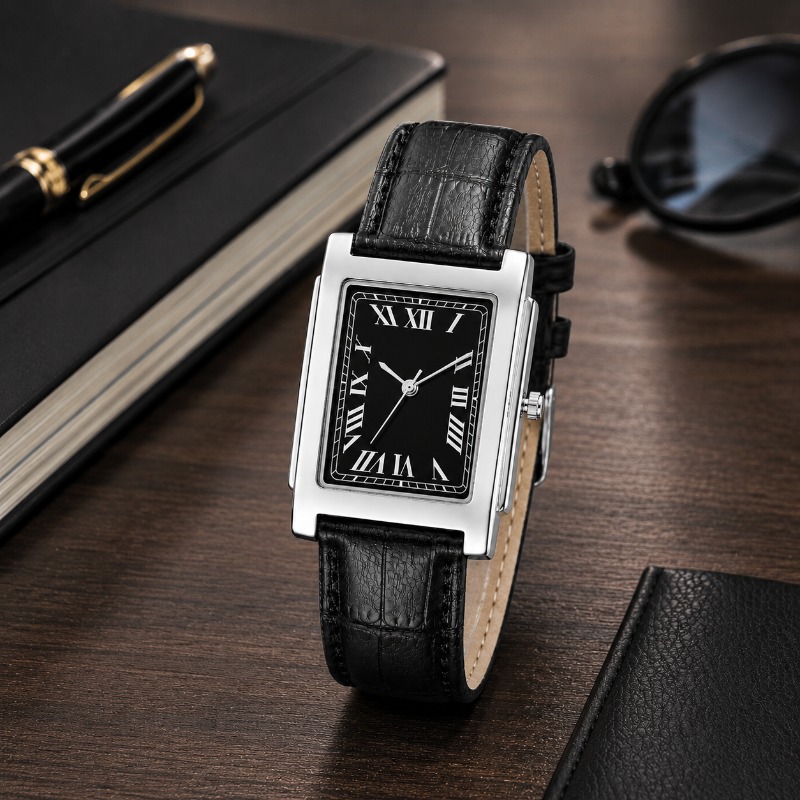 İş Adamları İçin Analog Kuvars - Leather Watch Band Men incelemesi ve fiyatı