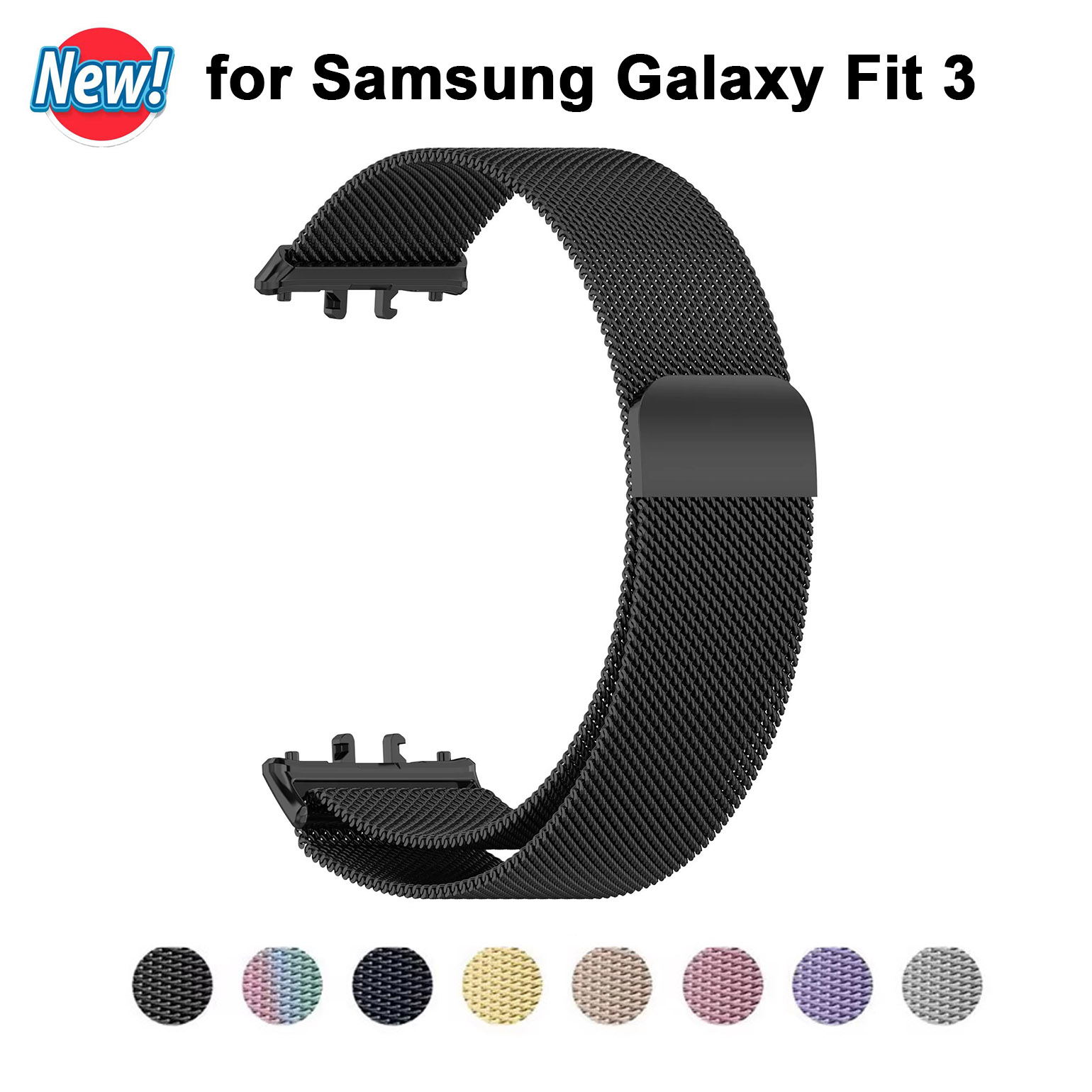 Samsung Galaxy Watch Fit 3 içi - Milanese Loop Magnetic incelemesi ve fiyatı