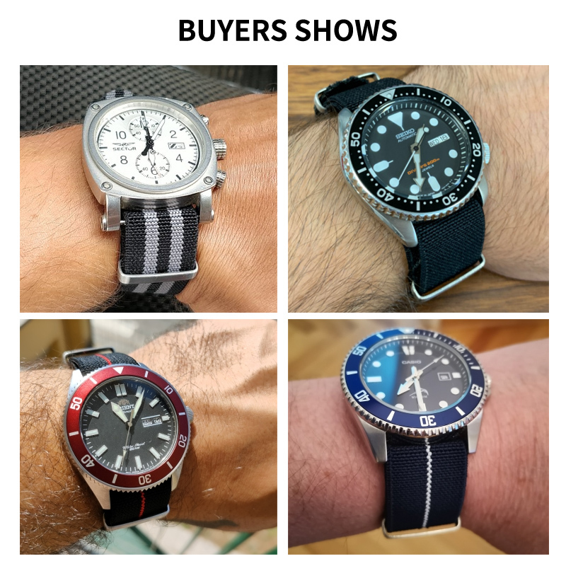 60'lı Fransız Ordusu Saat Kayı - Nato Strap Nylon incelemesi ve fiyatı