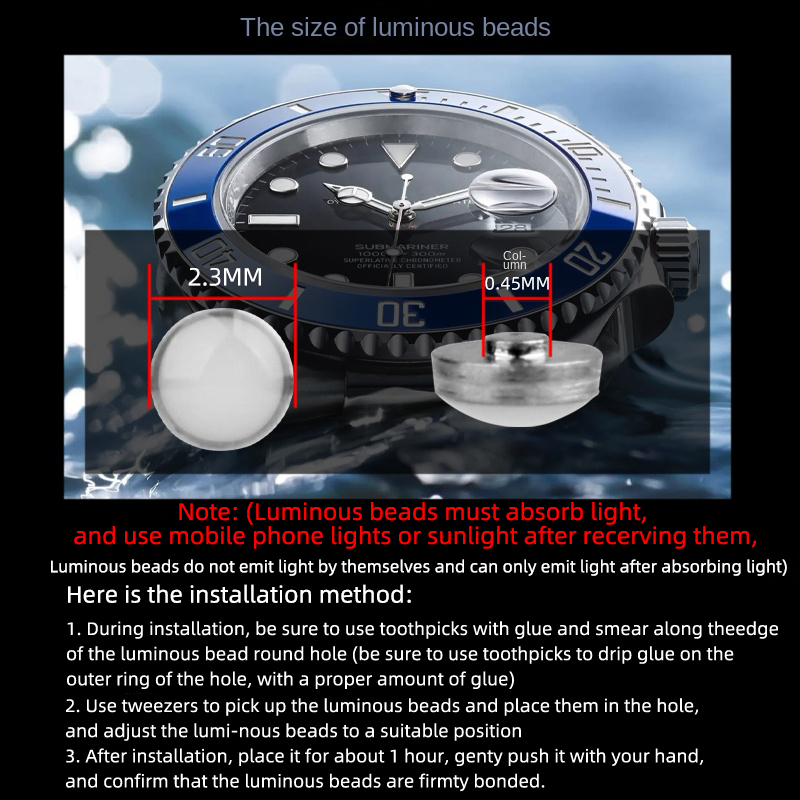 2.3x0.45mm Aydınlık pip Seiko  - Rolex Watch Daytona incelemesi ve fiyatı