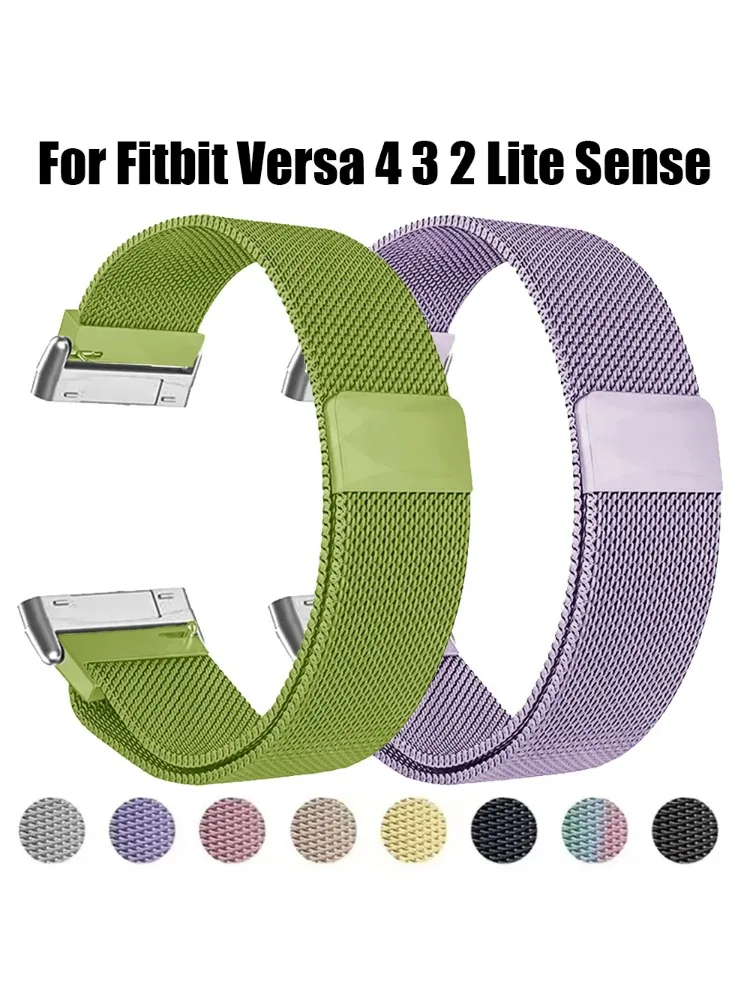 Metal Kayış Fitbit Versa 4 3 2 - Milanese Loop Magnetic incelemesi ve fiyatı