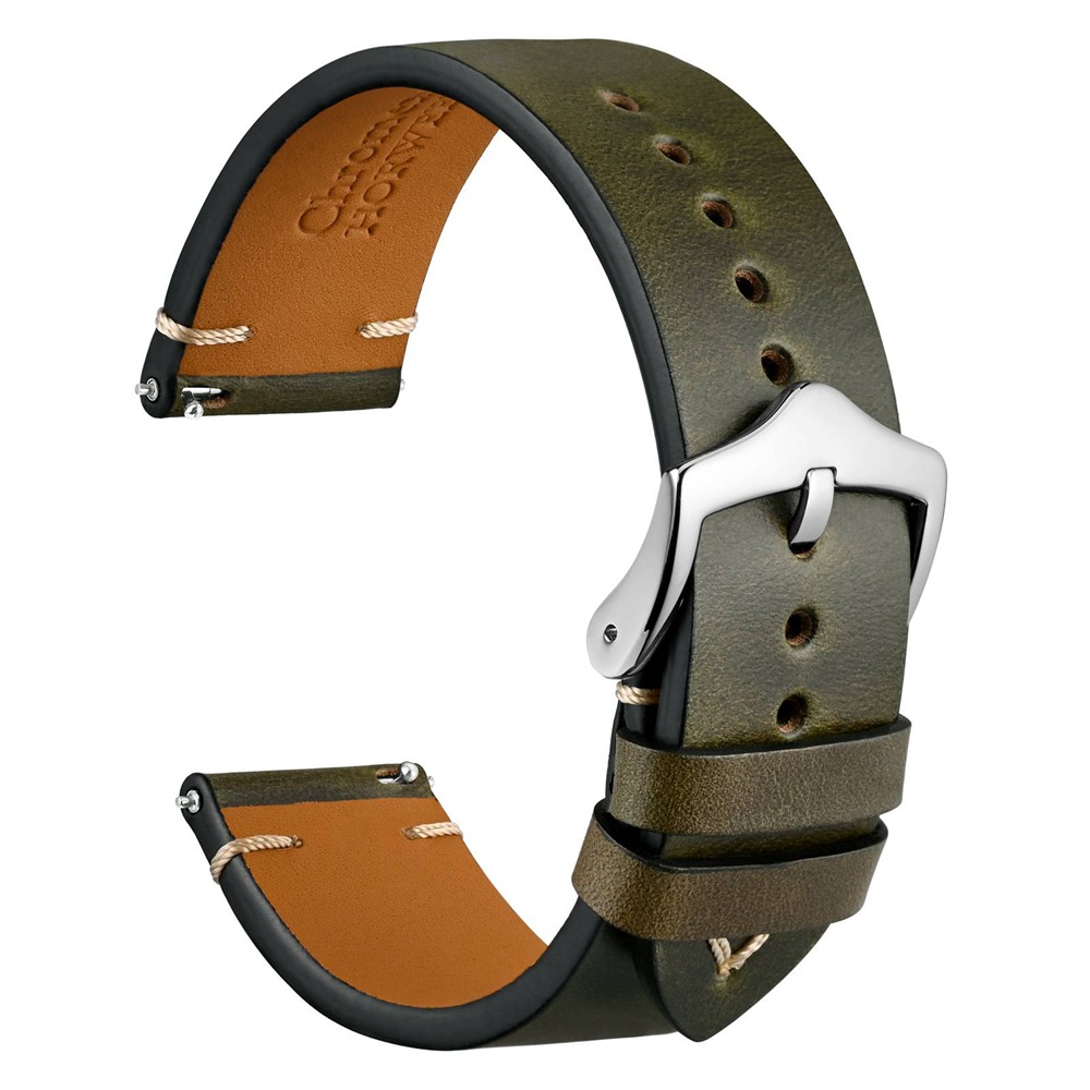 WOCCI yağ mumu deri saat kayış - Leather Strap Quick Release incelemesi ve fiyatı